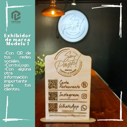 Exhibidor de Marca QR